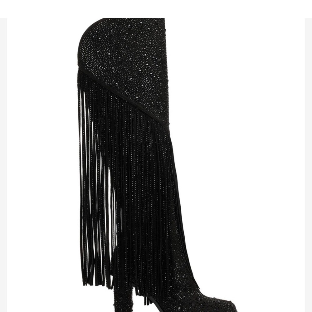 Jessica Simpson “Asire” Fringe Boots